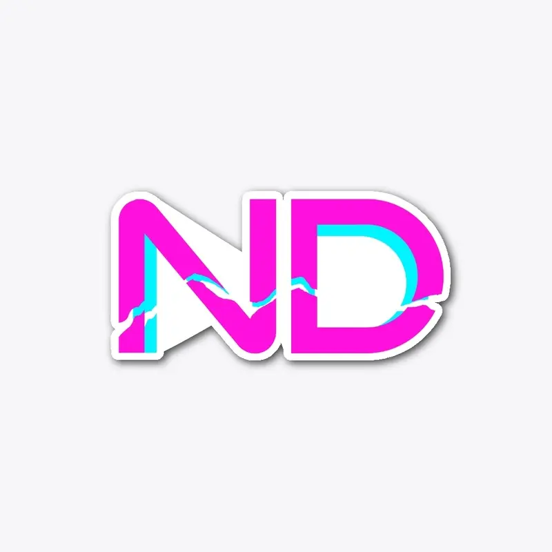 Neon Divide Sticker